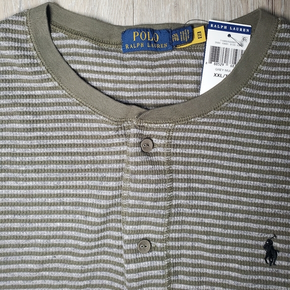 Polo Ralph Lauren Yd Waffle Knit Long Sleeve Henley XXL - Picture 3 of 4